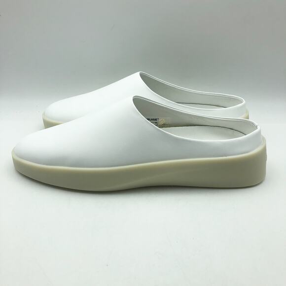 Wolf & Shepherd Mens 7.5 Womens 9 Cruise Mule Slip On Shoes White Vanilla NIB main image 11